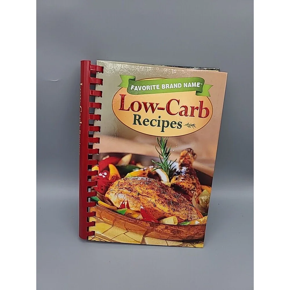 Low-Carb Recipes  Favorite Brand Name Cookbook Hardcover Spiral Binding